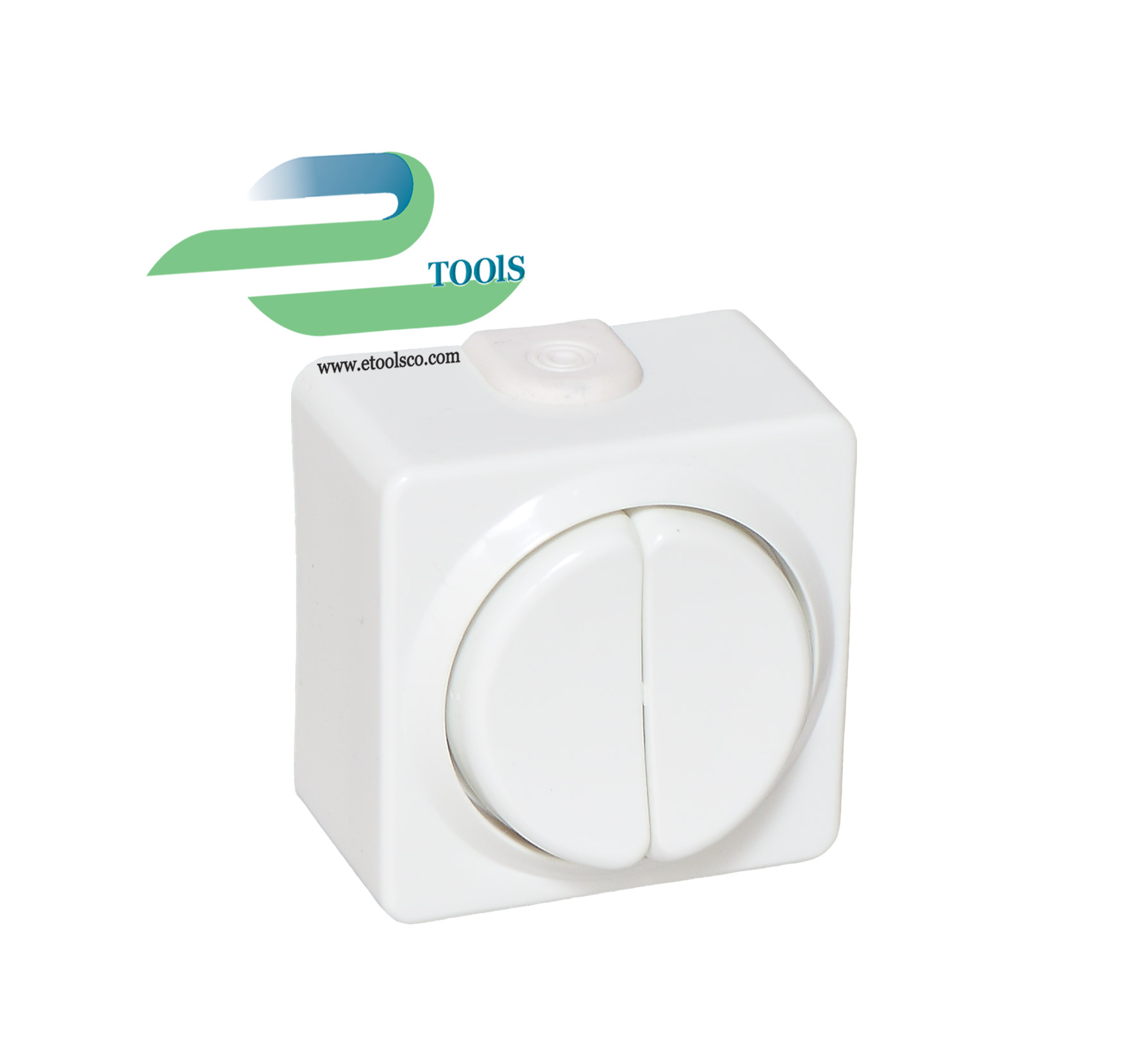 کلید دو پل روکار مهسان الکتریک مدل ویرا